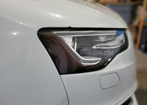 Fits 2013 - 2017 Audi S5 A5 Headlight Reflector Overlay Tint / Decals