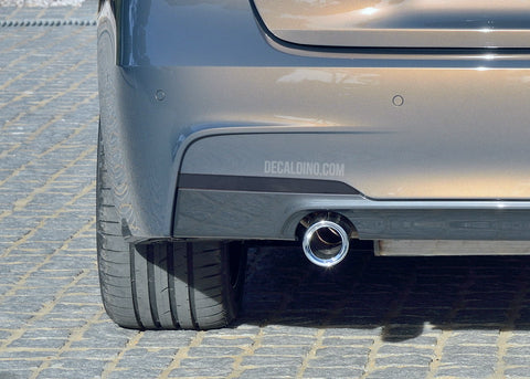 Bmw m sport rear reflector tint smoke dark bumper