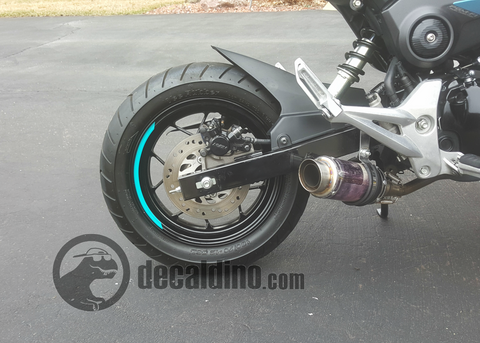 2019 Honda Grom Wheel Stripe Decal - Kawasaki Z125