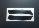 bmw f30 carbon fiber over lay reflectors side smoke