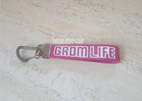 Pink Gromlife Key Fob girl grom honda keychain lanyard