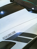 Chevy C7 Corvette Fender Hash Decal Stripes - Stingray Z06 2018 2019 2017