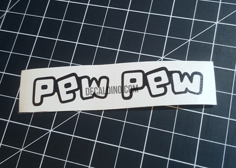 pewpew paintball decal sticker hopper loader gear numbers